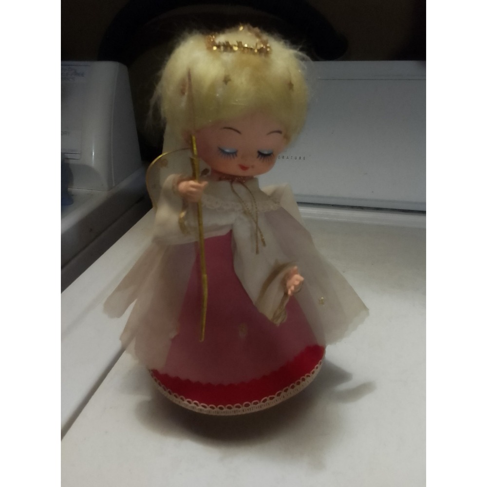 VTG Japan Musical Christmas Angel Holiday Retro 10"Working